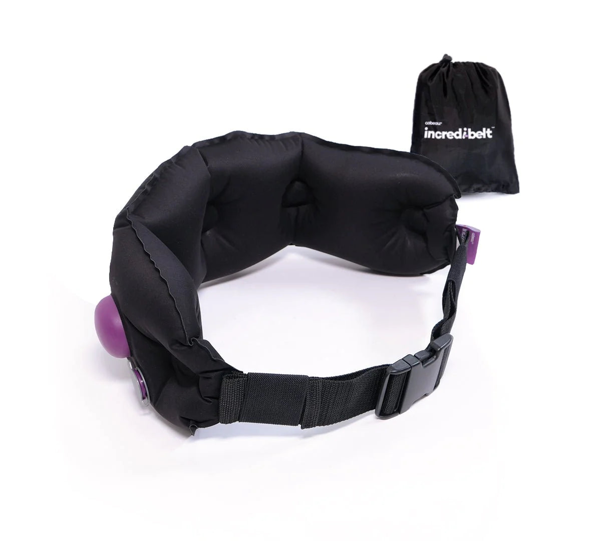 Cabeau® Incredi-belt Inflatable Lumbar Support Black