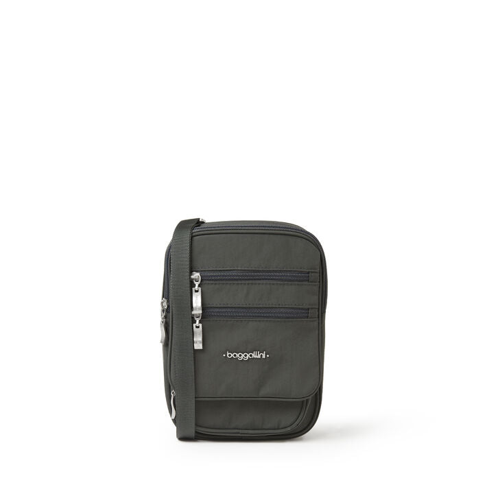 Baggallini RFID Journey Crossbody Charcoal
