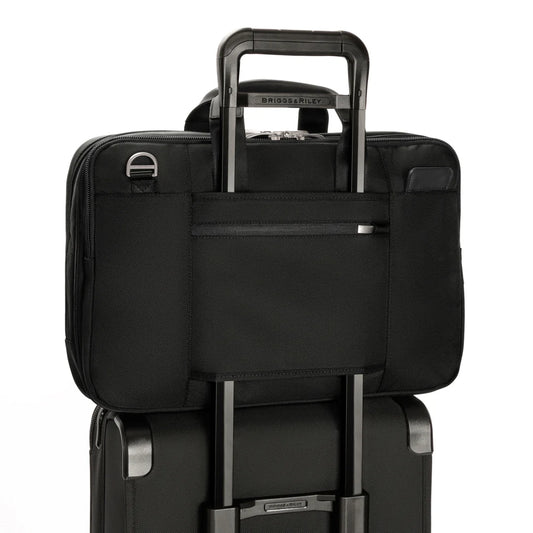 Briggs & Riley @WORK Large Expandable RFID Zippered Briefcase (Free Monogram)- KB535X