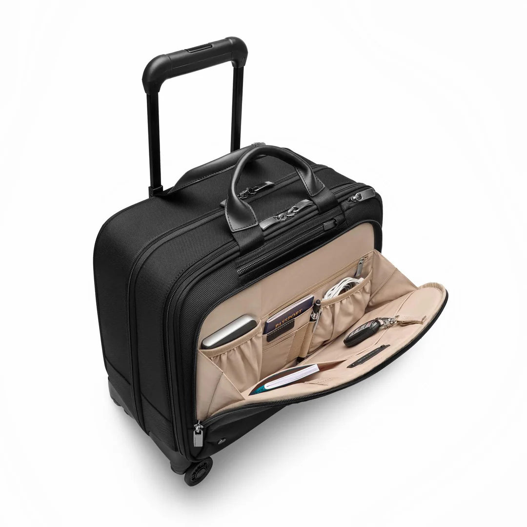 Briggs & Riley @WORK Medium Spinner RFID Zippered Briefcase Spinner (Free Monogram)- KR520SP