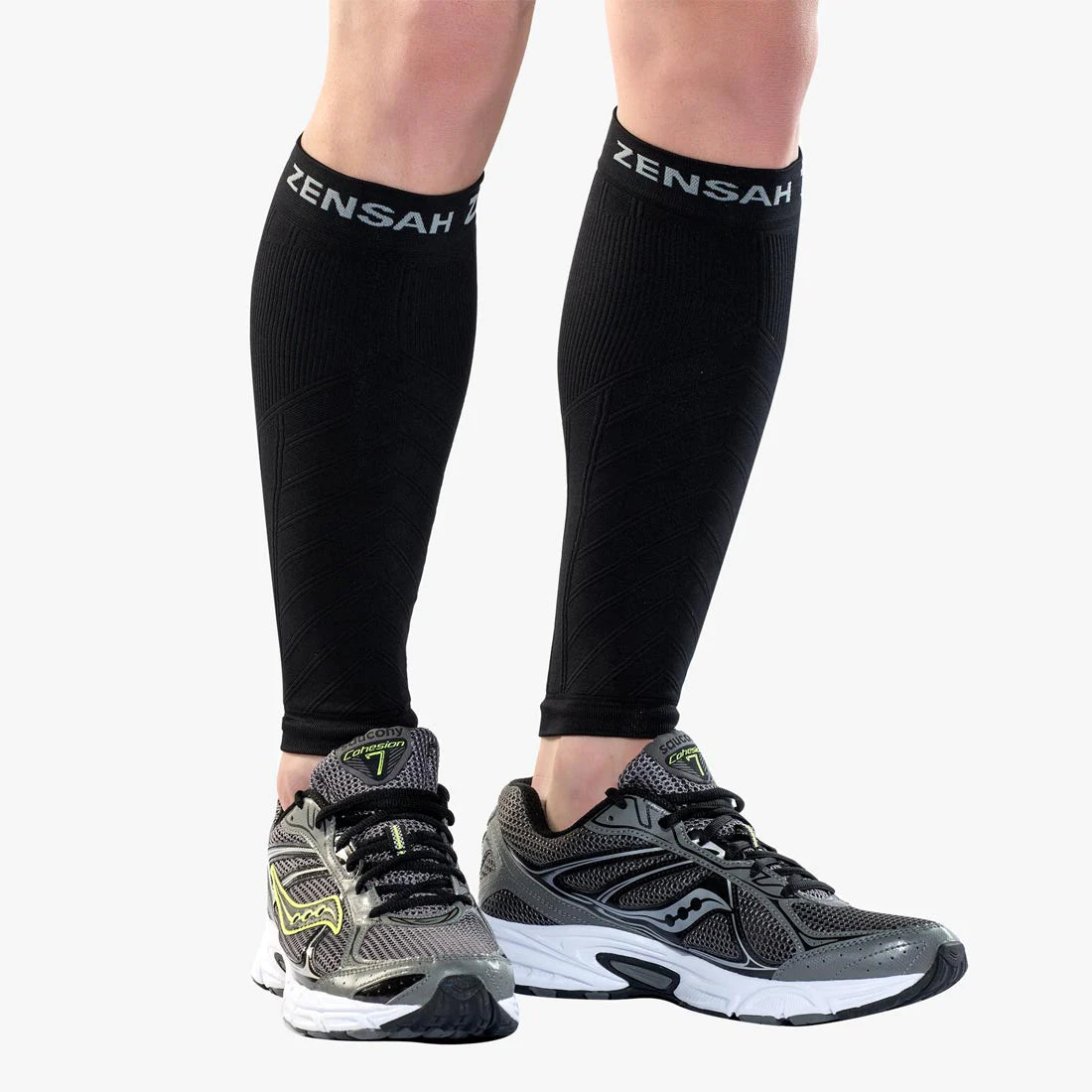 Zensah Compression Leg Sleeves Black
