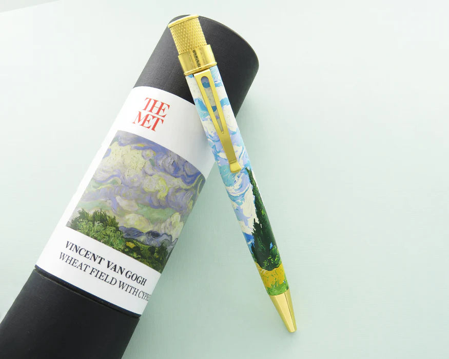 Retro 51 Tornado™ Rollerball Pen - The MET Collection Van Gogh Wheat Fields & Cypresses