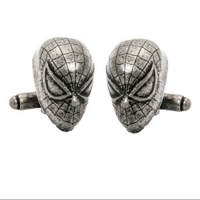 On Sale- Beyondtrend- Marvel Spiderman Men's 3D Cufflink Set
