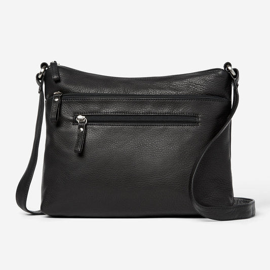 Osgoode Marley Leather RFID Medium Crossbody- 7007 Black