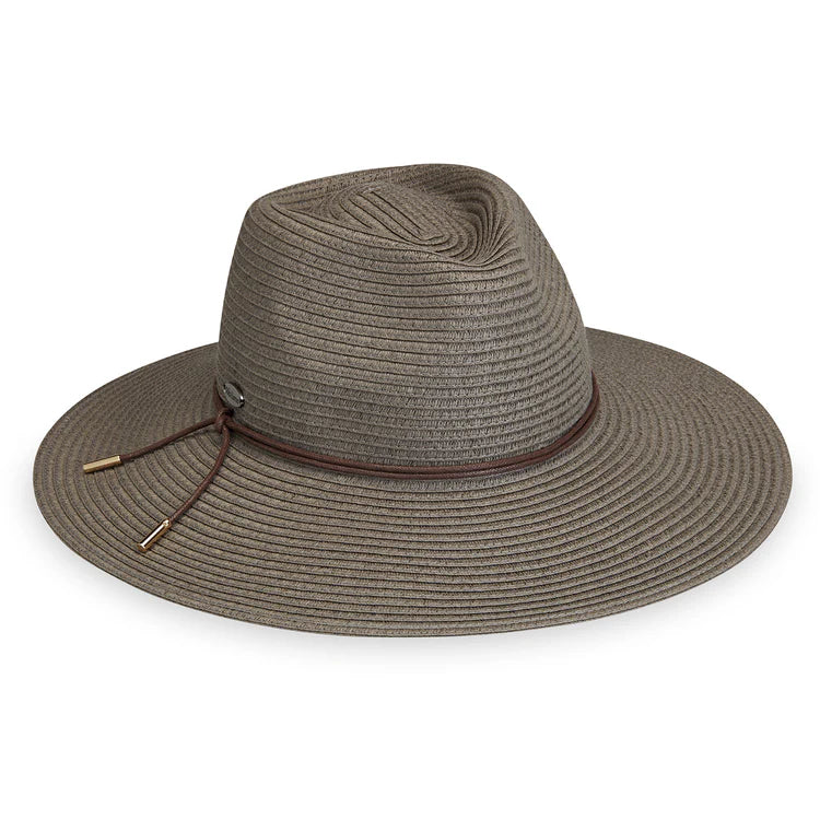 Wallaroo Packable Hat- Montecito UPF 50+ Graphite Medium