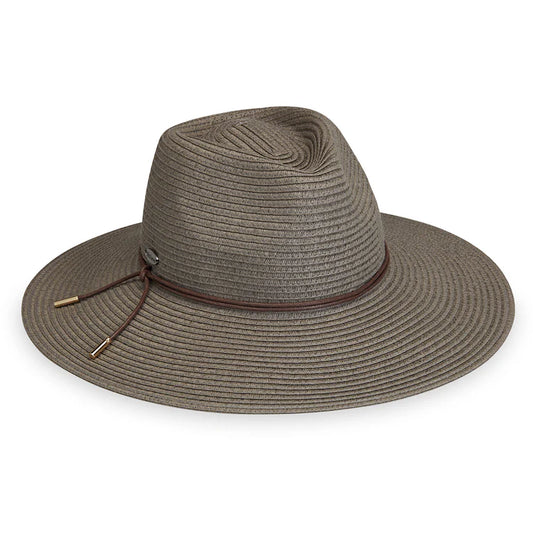 Wallaroo Packable Hat- Montecito UPF 50+ Graphite Medium
