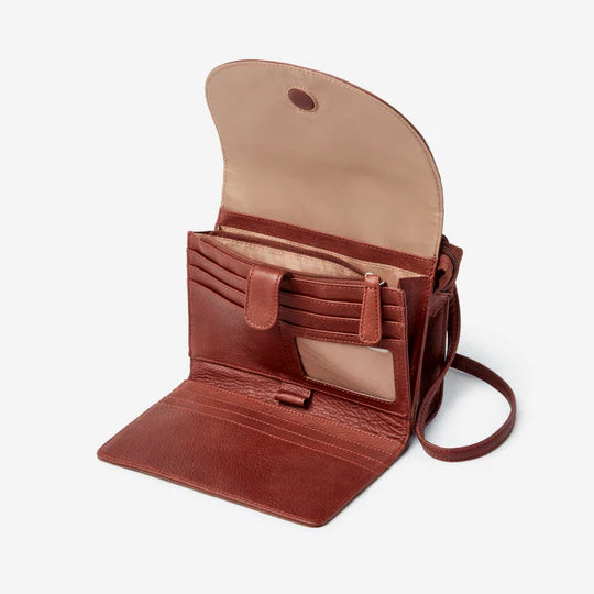 Osgoode Marley Leather Multi Pocket Urbanizer Crossbody- 4518