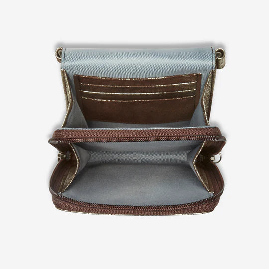 Osgoode Marley Leather RFID Nash Accordion Phone Crossbody Pocket- 4506