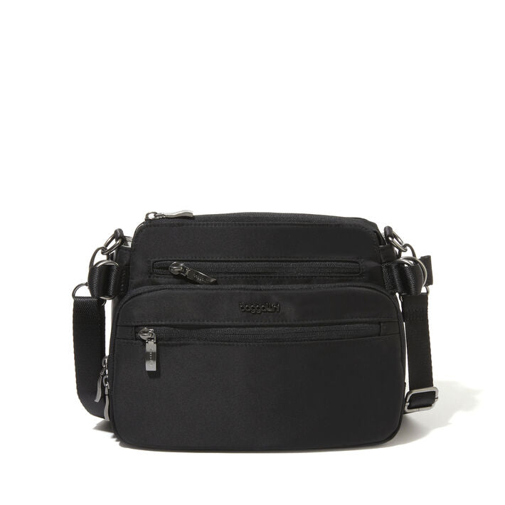 Baggallini Marais RFID Crossbody Black