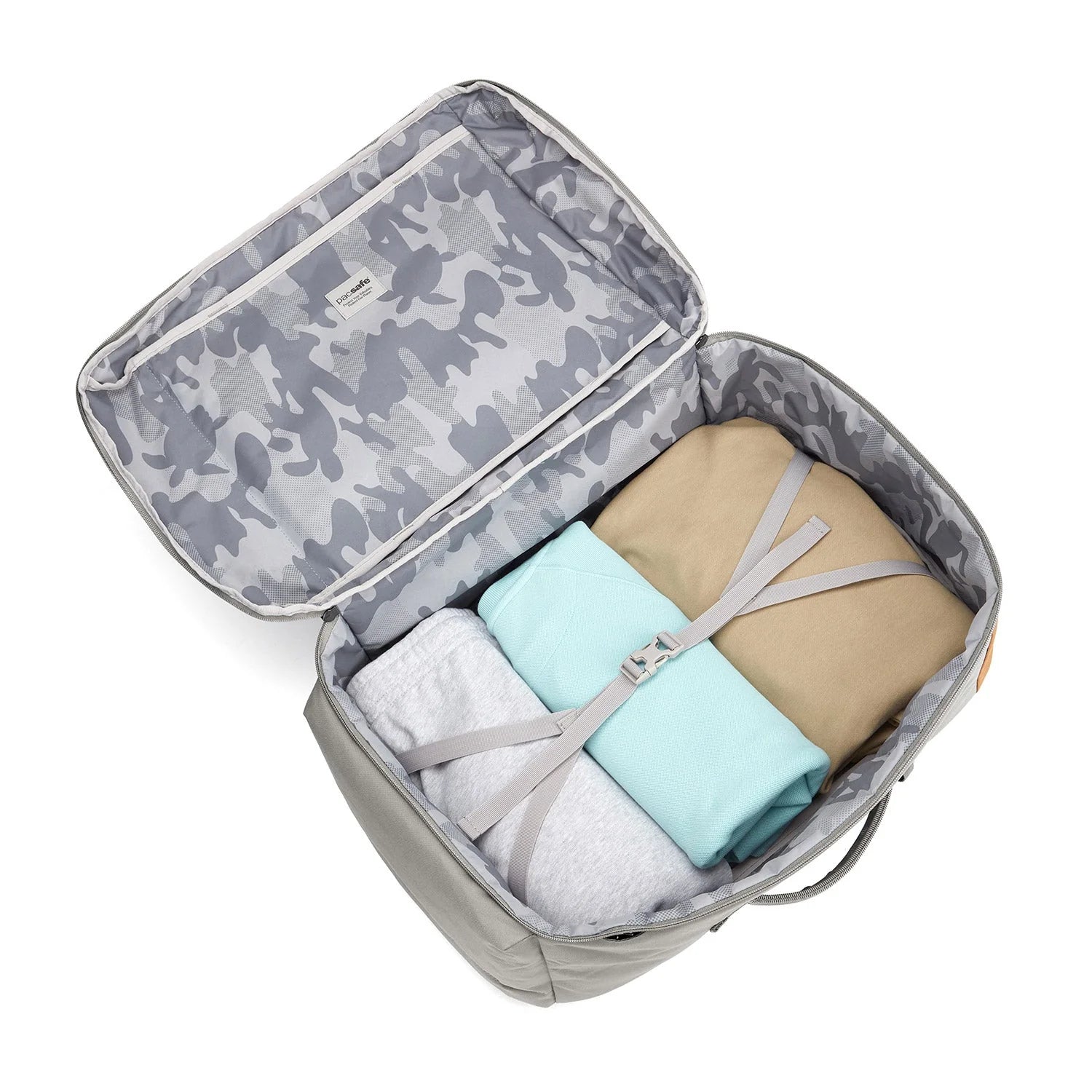 Pacsafe® GO 44L Anti-Theft RFID Carry-On Backpack with trolley sleeve passthrough