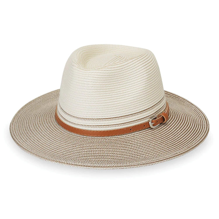Wallaroo Packable Hat - Petite Kristy UPF 50+ Ivory Stone XS S