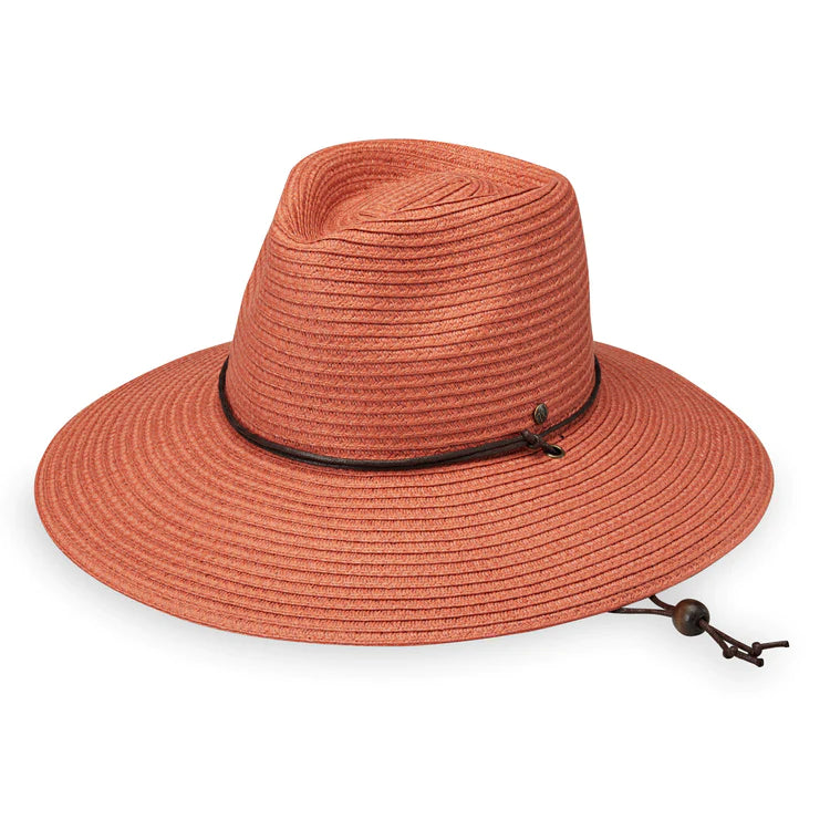 Wallaroo Packable Hat - Petite Sanibel UPF 50+ Coral XS S