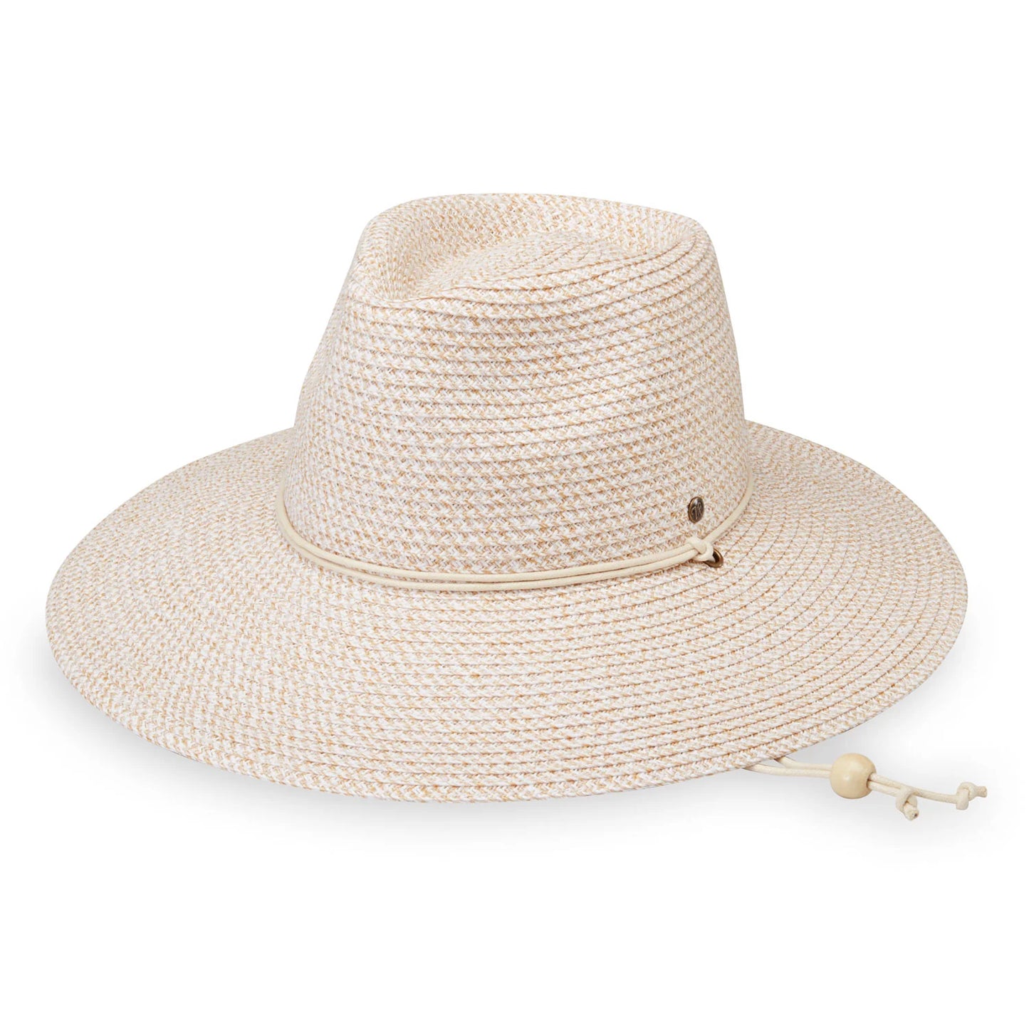 Wallaroo Packable Hat - Petite Sanibel UPF 50+ White Beige XS S