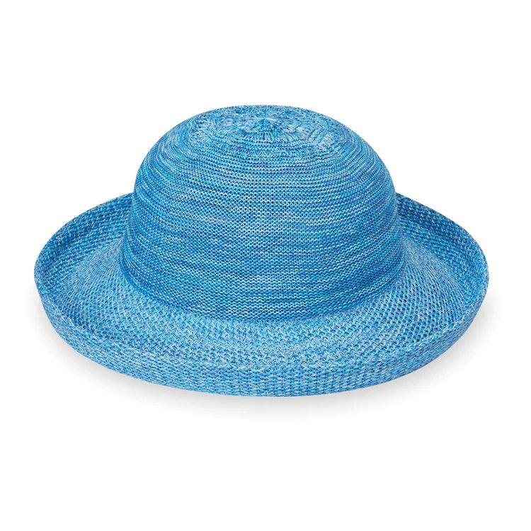 Wallaroo Packable Hat - Petite Victoria Mixed Aqua XS S