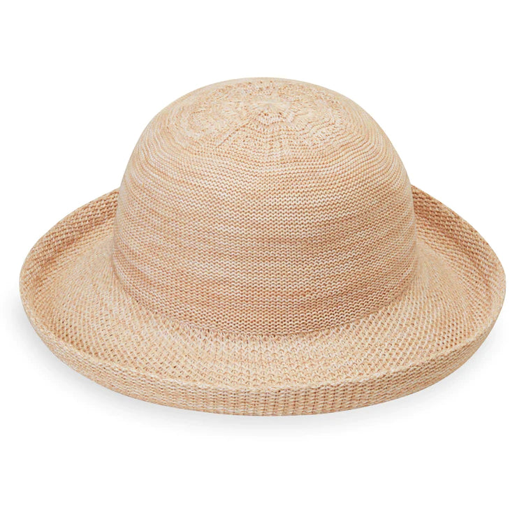 Wallaroo Packable Hat - Petite Victoria Mixed Beige XS S