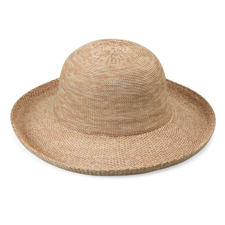 Wallaroo Packable Hat - Petite Victoria Mixed Camel XS S