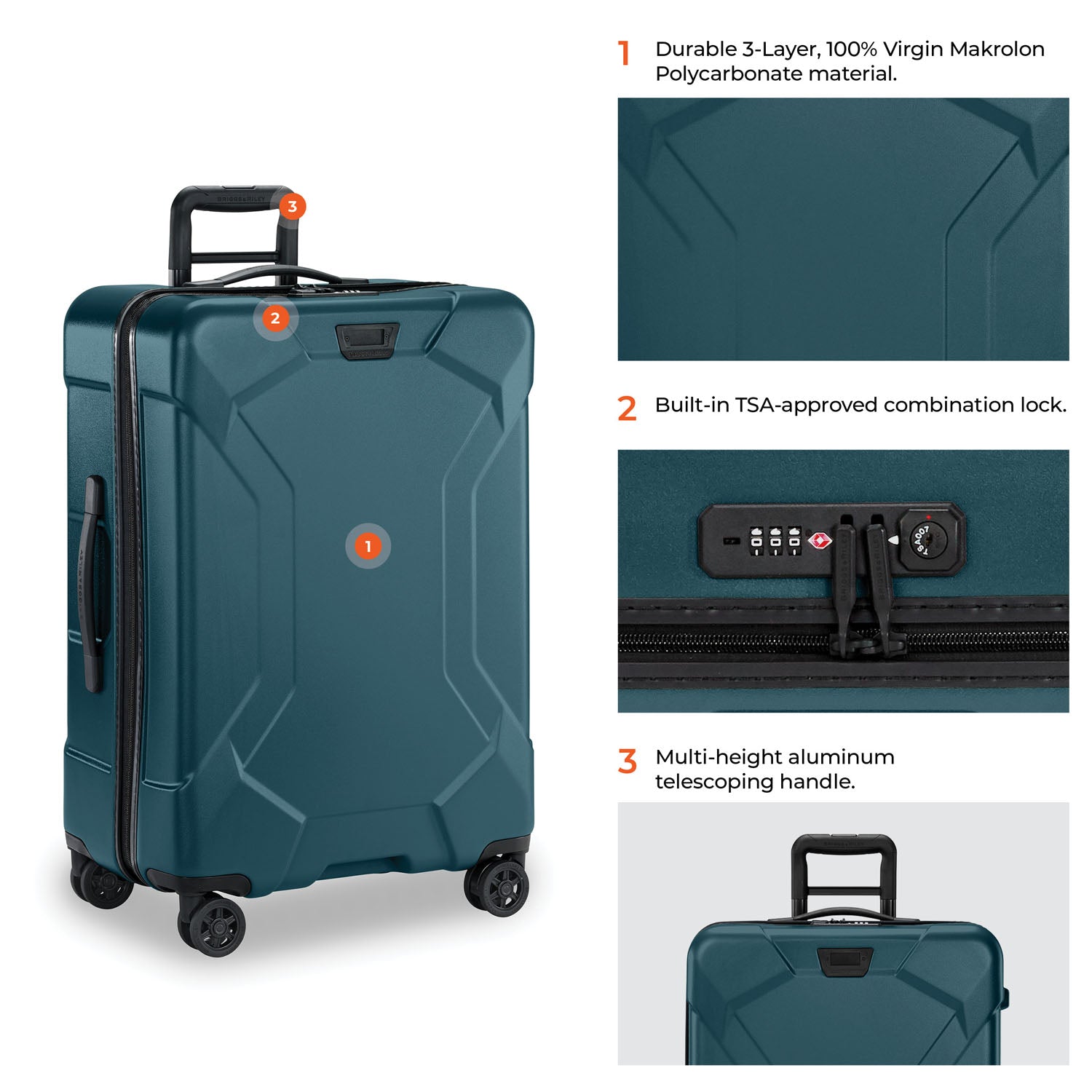 Briggs & Riley TORQ 27” Medium Hardside Spinner (Free Monogram)- QU227SP