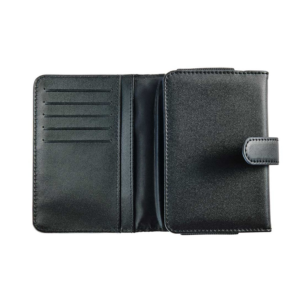Smooth Trip RFID Blocking Family Passport Holder Black
