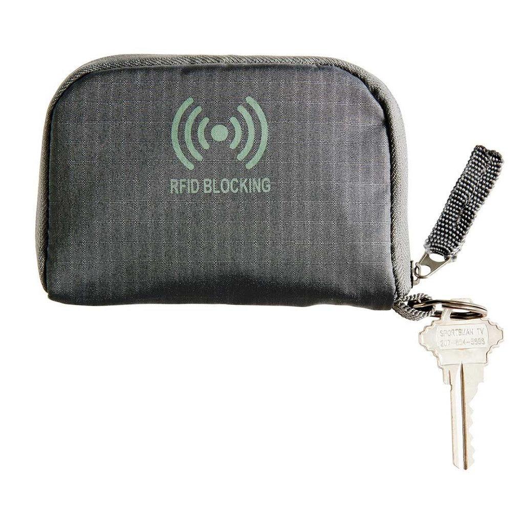 Smooth Trip RFID Ripstop Card Case Gray
