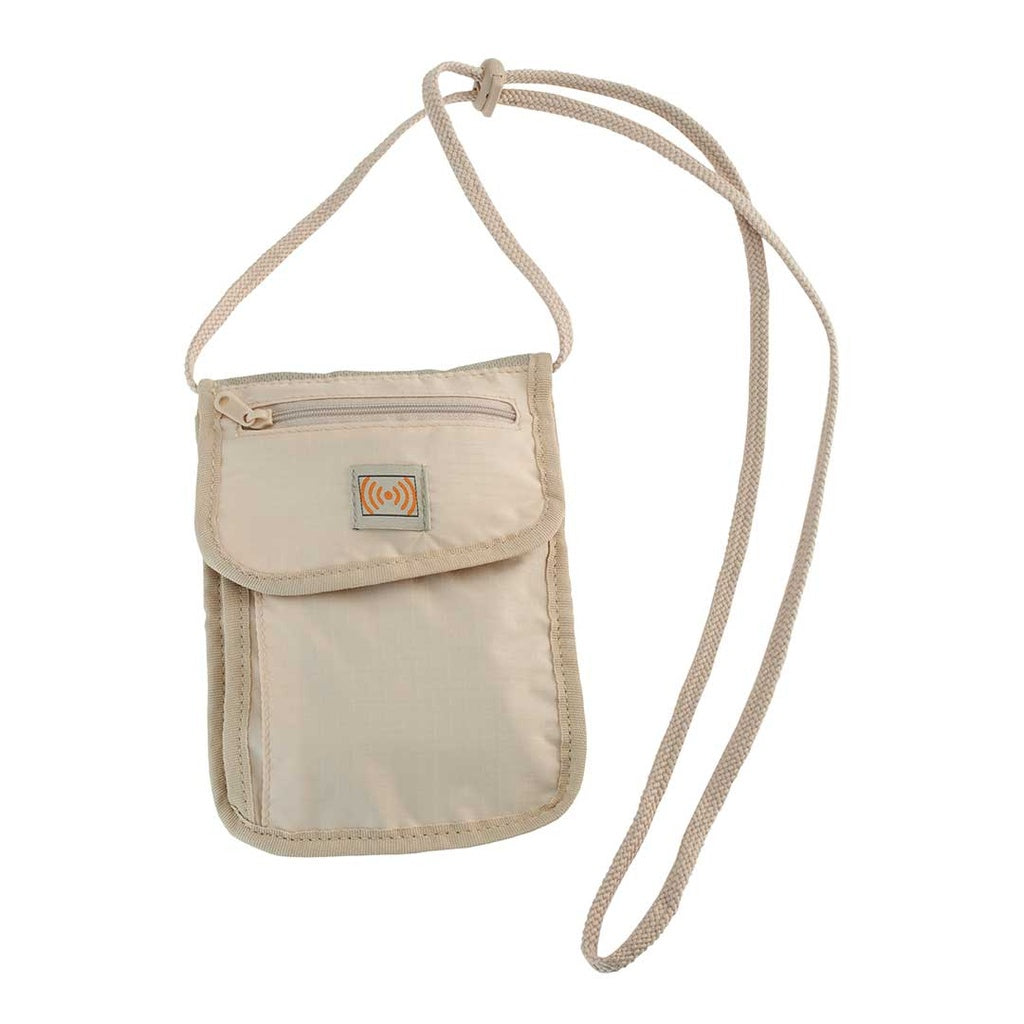 Smooth Trip RFID Blocking Neck Wallet White