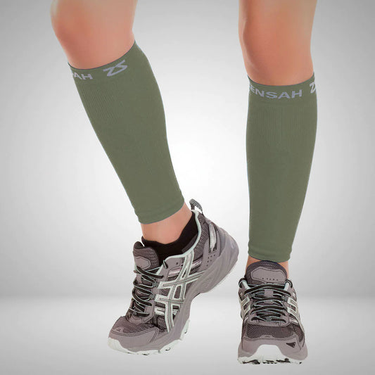 Zensah Compression Leg Sleeves Sage