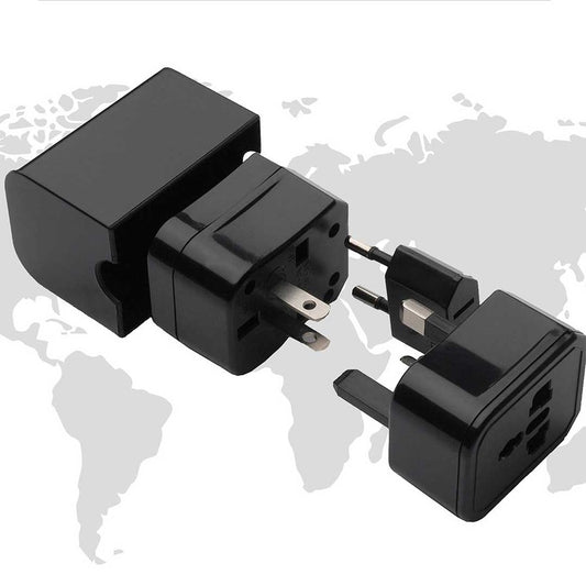 Smooth Trip 4-in-1 International Adapter Cube Black