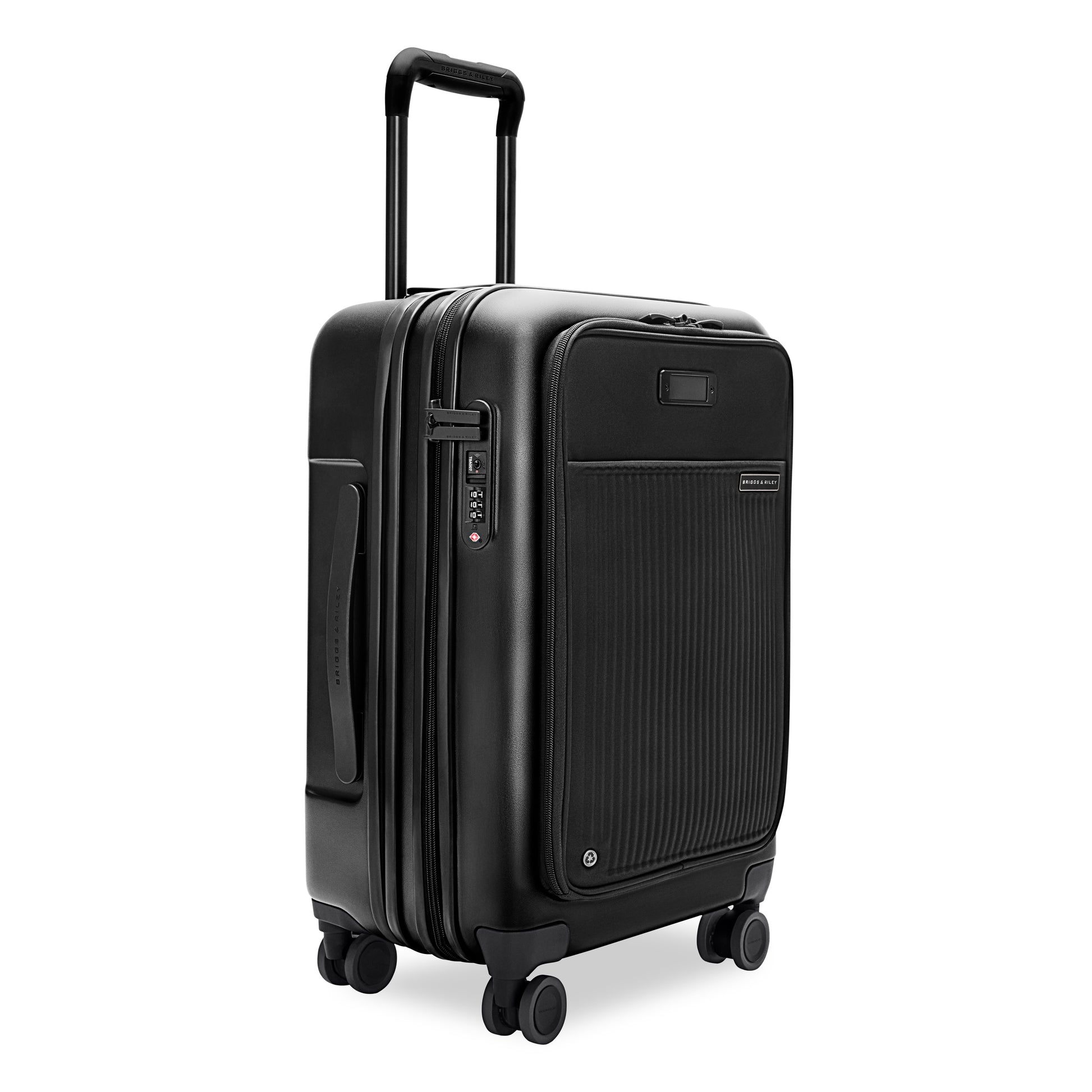 Briggs and Riley Sympatico Essential 22" Front Pocket Carry-On Hardsided Expandable Spinner Black