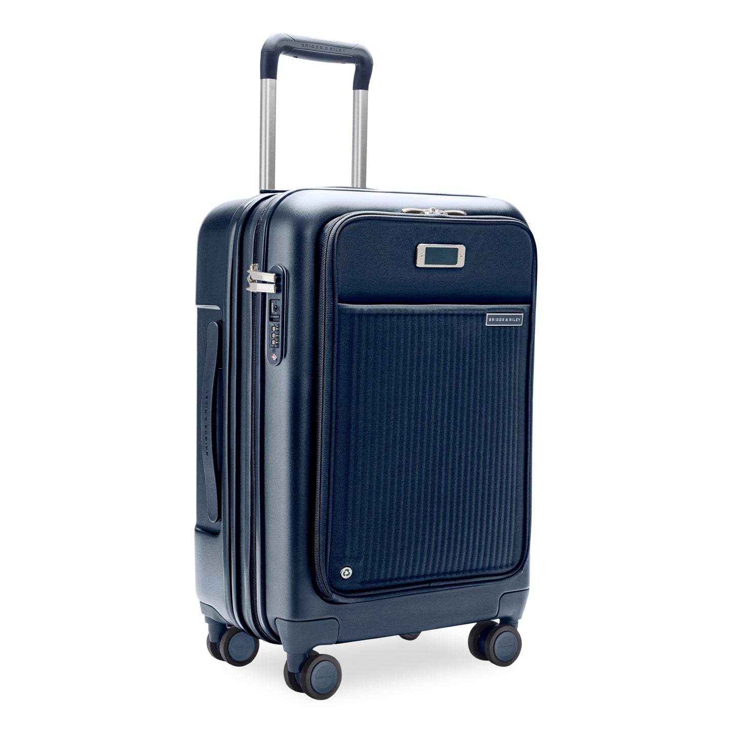 Briggs and Riley Sympatico Essential 22" Front Pocket Carry-On Hardsided Expandable Spinner Navy