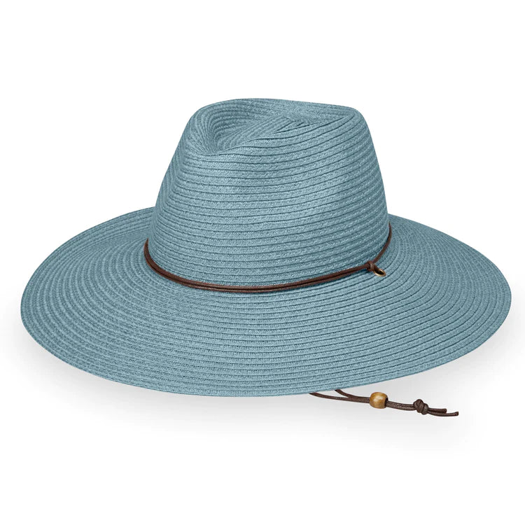 Wallaroo Packable Hat - Sanibel UPF 50+ Cornflower Medium