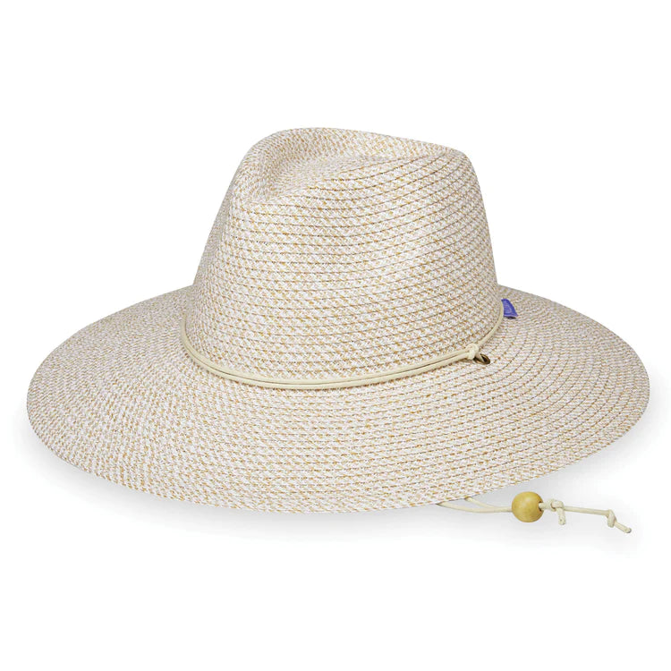 Wallaroo Packable Hat - Sanibel UPF 50+ White Beige Medium