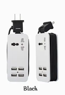 Tech Trendz- Travel Charger with 4 Usb Ports