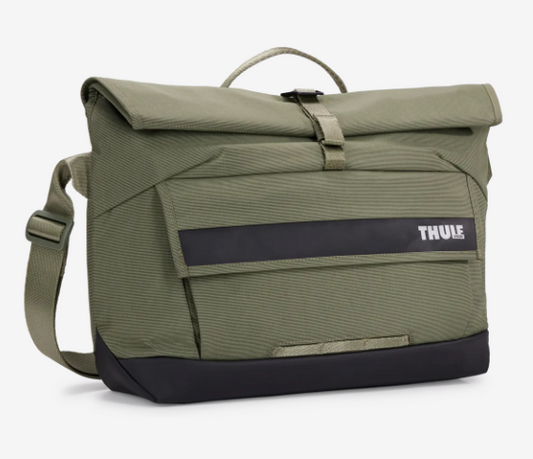 Thule Paramount crossbody laptop bag- 14L Soft Green