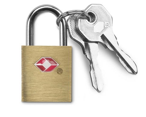 Smooth Trip TSA Compatible Key Lock Brass