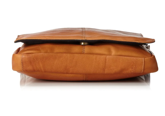 David King & Co. 145 Leather Small Vertical Messenger Bag- $120