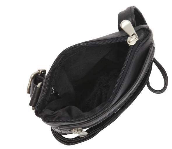 David King & Co. 598 Leather Slender Shoulder Bag
