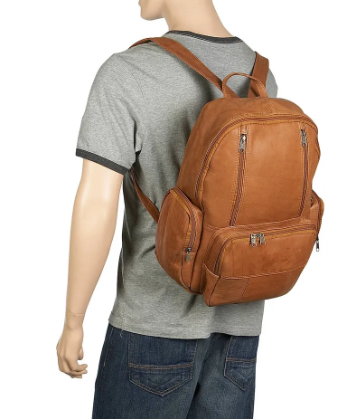 David King & Co. 332 Leather Laptop Backpack
