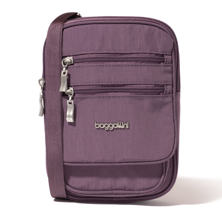 Baggallini RFID Journey Crossbody Misty Purple