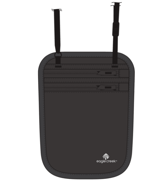 Eagle Creek Silk Undercover Neck Wallet - EC041122 Black