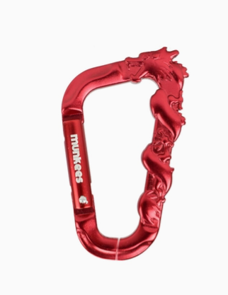 AceCamp Carabiner- 3D Dragon- $8 Red