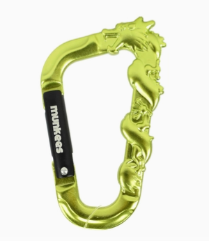 AceCamp Carabiner- 3D Dragon- $8 Chartreuse