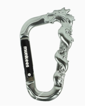 AceCamp Carabiner- 3D Dragon- $8 Silver