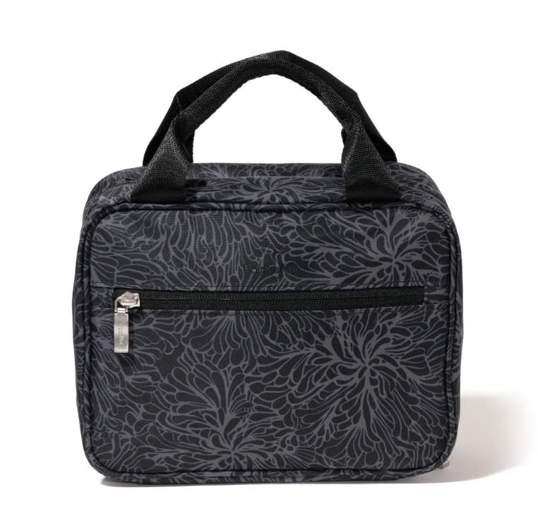 Baggallini Hanging Toiletry Kit Midnight Blossom Print