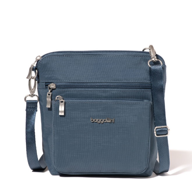 Baggallini Modern Pocket RFID Crossbody Mist