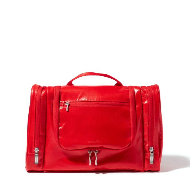 Baggallini Hanging Toiletry Kit Lava Gloss Ripstop