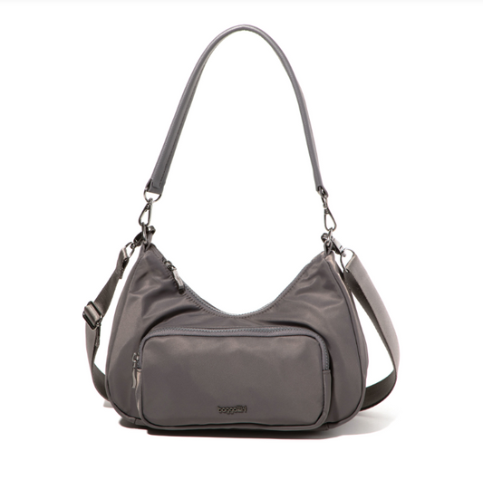 Baggallini Savannah RFID Crossbody Smoke Twill