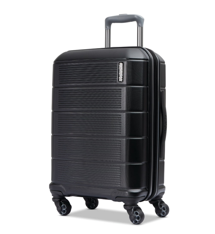 American Tourister Stratum 2.0 Hardsided Carry-On Jet Black