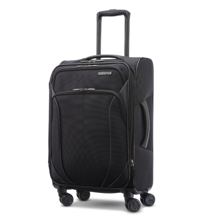 American Tourister 4 Kix 2.0 Softsided Carry-On Spinner Black