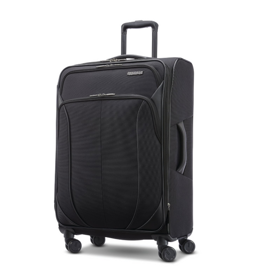 American Tourister 4 Kix 2.0 Softsided 27" Medium Spinner Black