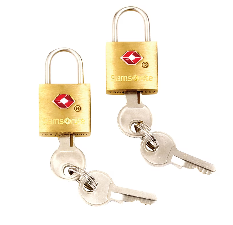 Samsonite Key Lock Brass
