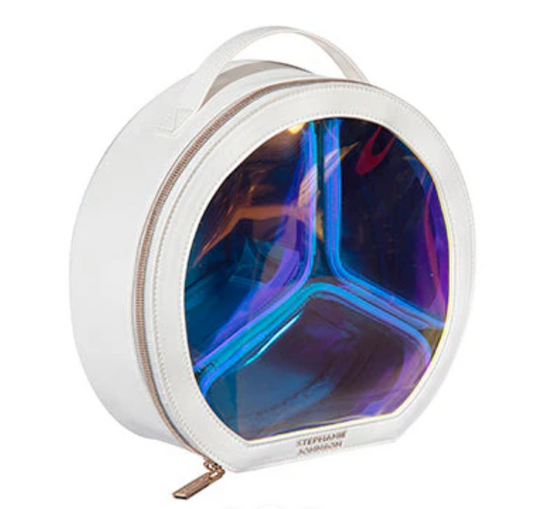 Stephanie Johnson Riley Circular Toiletry/Cosmetic Organizer Miami Nights Frost